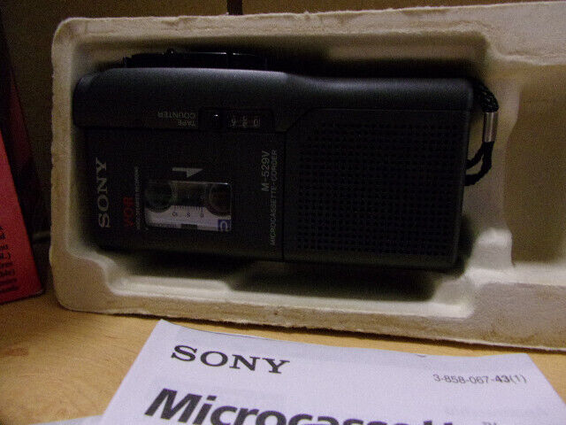 Dictaphone Microcassette - SONY M-529V - bon état - officielle