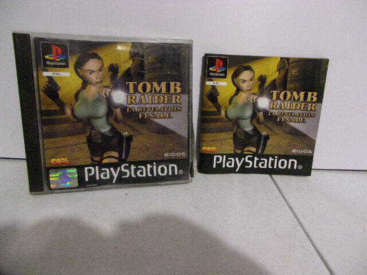 Jeu PS1 Tomb Raider La Révélation Finale Complet FR 