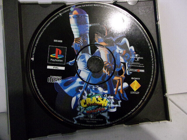 jeu video sony playstation PS1 CD seul crash bandicoot 3 warped