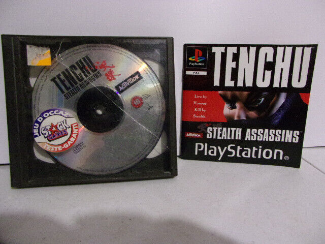 TENCHU STEALTH ASSASSINS SONY PS1 PLAYSTATION 1 pal fr