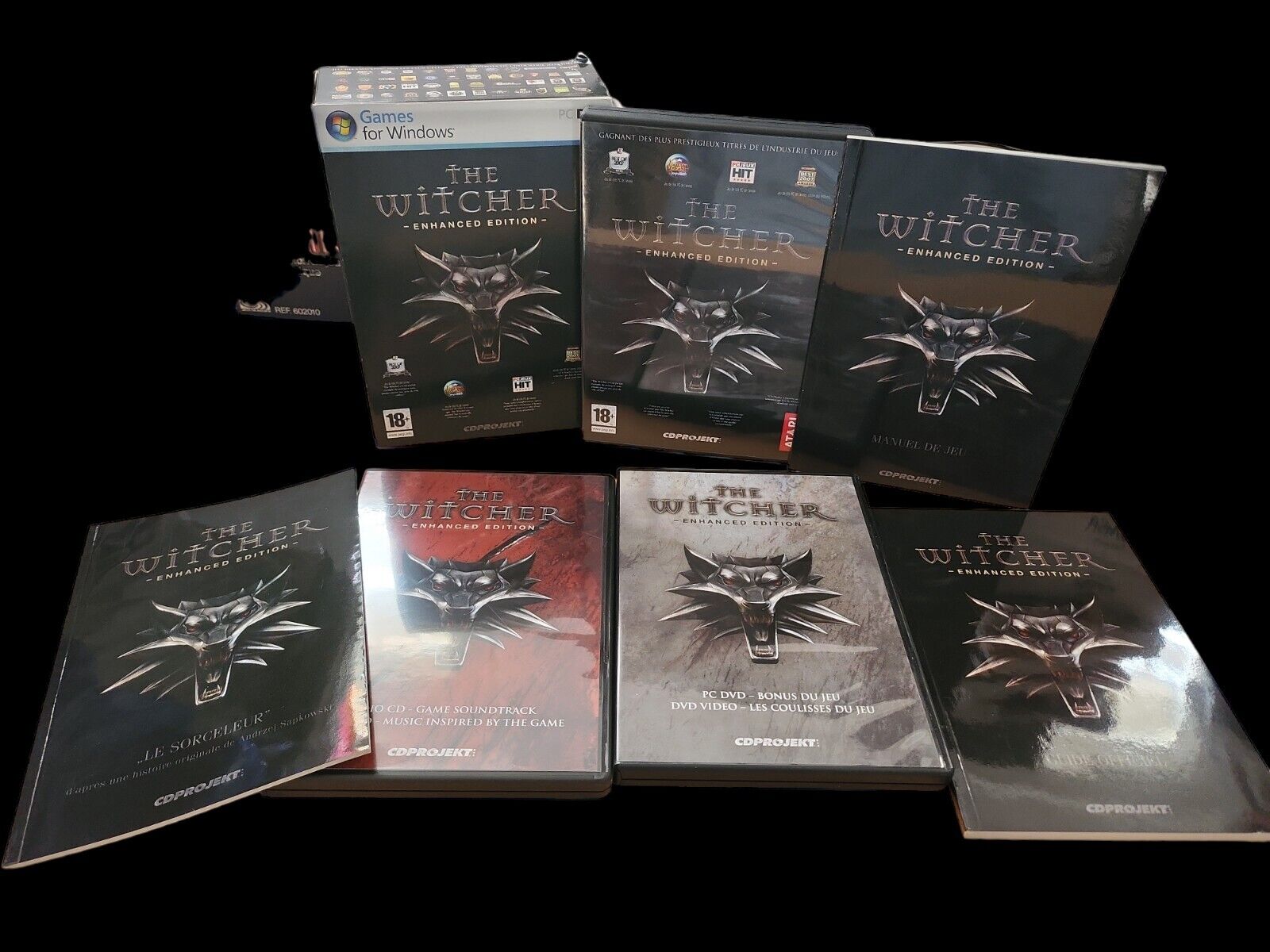 Coffret Pc The Witcher Enhanced Edition Gros Coffret 