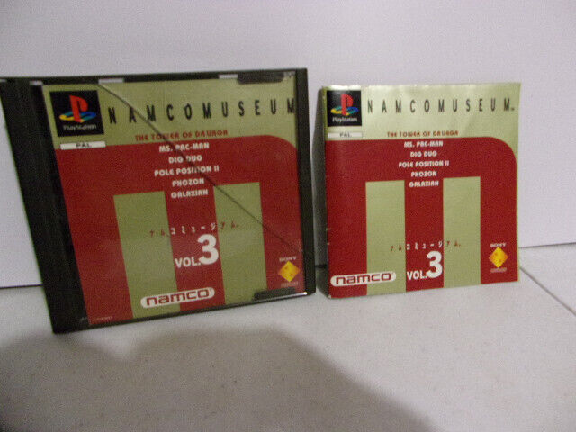 PS1 Namco Museum Vol.3 EUR complet