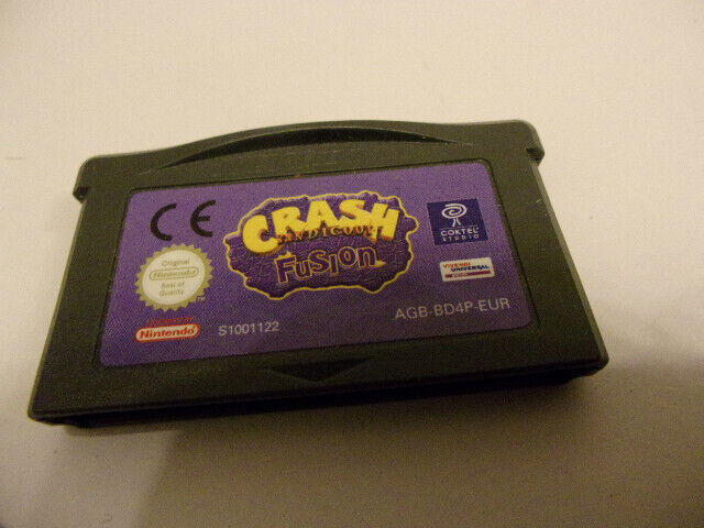 crash bandicoot fusion nintendo game boy advance GBA EUR