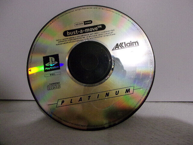 PS1 CD Seul Bust A Move Platinum