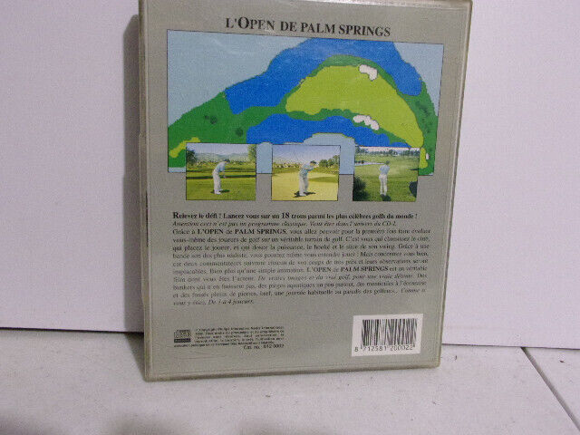 CD-i : L'OPEN DE PALM SPRINGS - CDI - CD Interactive (1991) - PAL