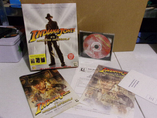 Jeu vidéo PC big box Indiana jones machine infernale Lucasart FR