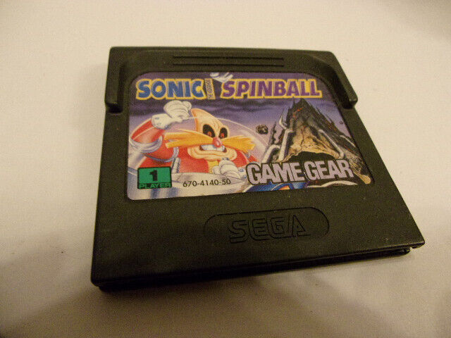 Sonic Spinball Sega Game Gear