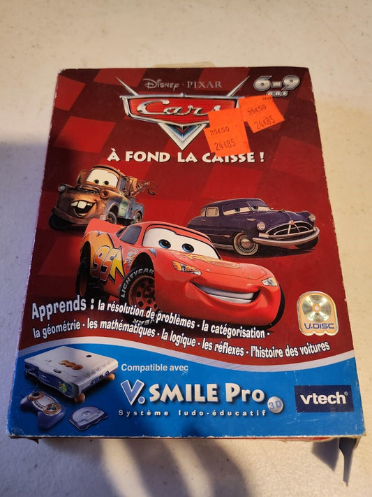 CARS Jeu V.SMILE PRO VTECH 