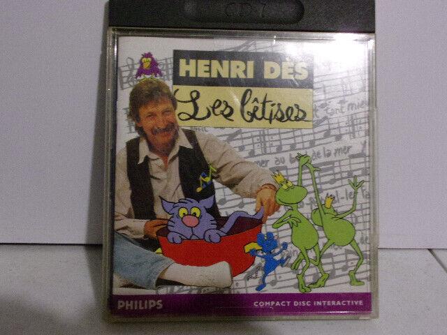 Jeu utilitaire Philips CD-i Henri Dès Les Bêtises - Cdi