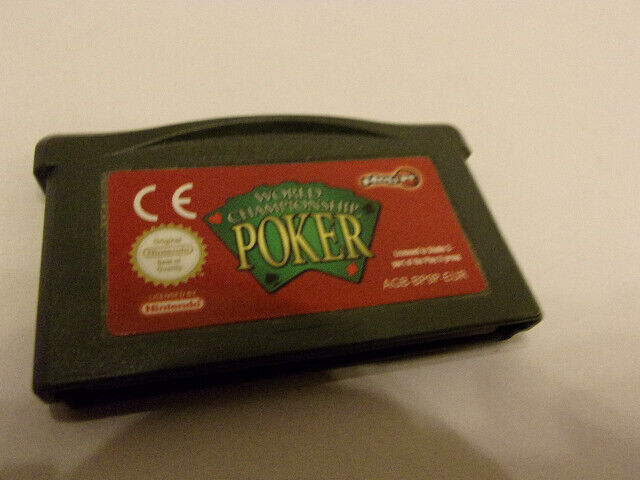 Jeu Nintendo GBA Gameboy Advance World Championship POKER