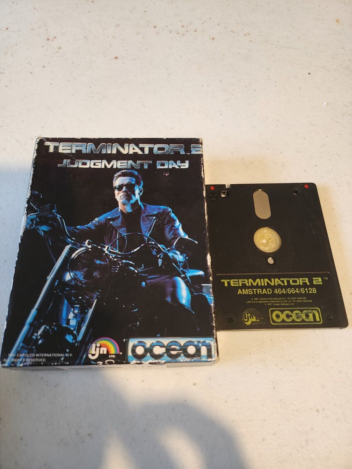 Terminator 2 Judgment Day Amstrad CPC PAL Disk Disquette II