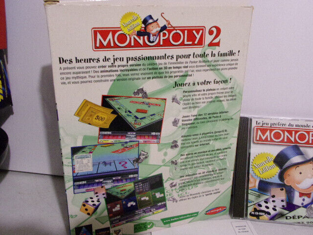 jeu BIG BOX pour ordinateur PC MONOPOLY 2 rare