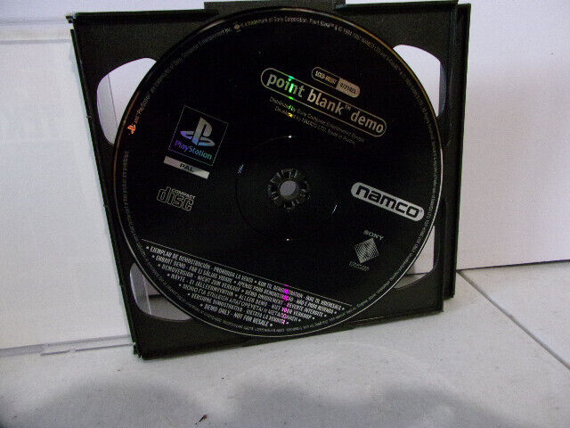 CD démo  jeu PS1 Point Blank 