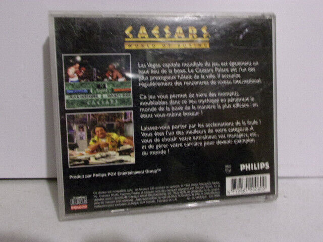 CAESARS WORLD O BOXING PHILIPS CDI CD-I COMPLET FRANÇAIS RARE