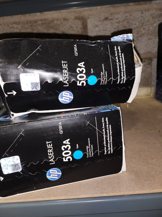 Lot de 2 toners HP 503A toner LaserJet cyan