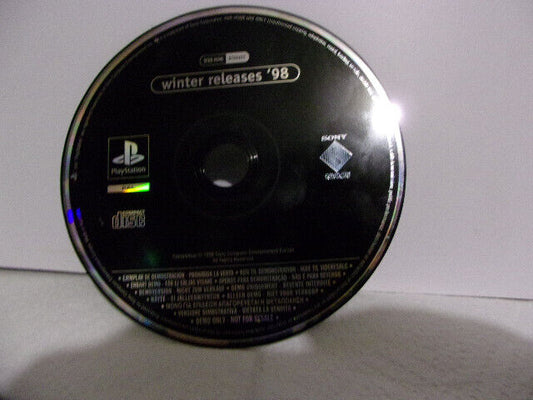 CD DEMO MEDIEVIL WINTER RELEASES 98 PLAYSTATION PS1 PAL