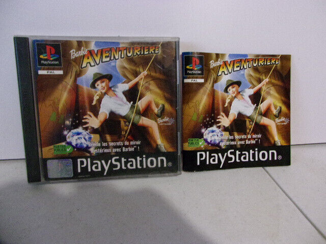 BARBIE AVENTURIERE : JEU Sony PLAYSTATION PS1 PS2 COMPLET