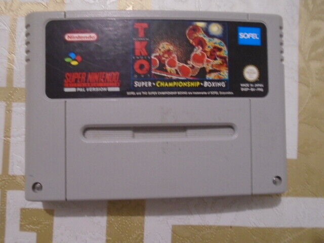 TKO TECHNICAL KNOCK OUT SUPER CHAMPIONSHIP BOXING SUPER NINTENDO (SNES) PAL-FRG 