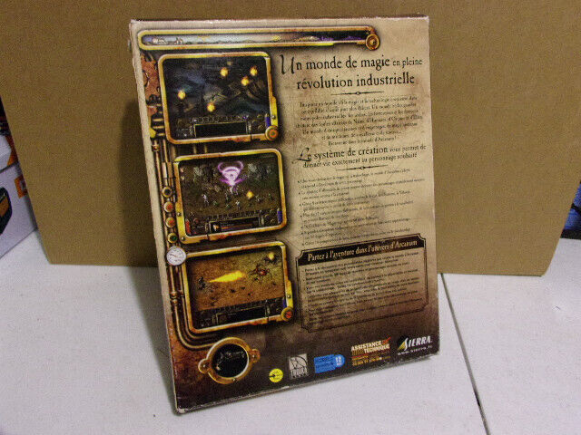 ARCANUM ENGRENAGES & SORTILÈGES BIG BOX COMPLET PC VERSION FRANÇAISE