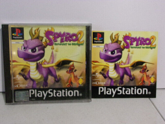 Spyro 2 Gateway to Glimmer Sony Playstation 1 PS1 - Complet - PAL Excellent Etat