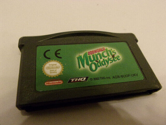 Cartouche Nintendo Game Boy Advance GBA - Oddworld Munch's Oddysee - PAL ukv