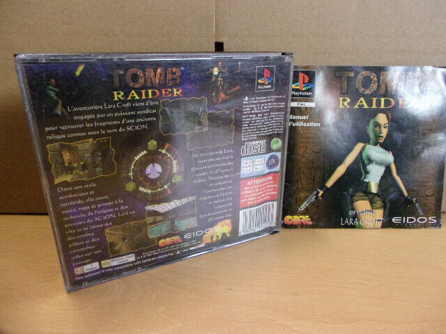 Tomb Raider 1 Big Box sans le jeu sur Playstation 1 PS1 - FR