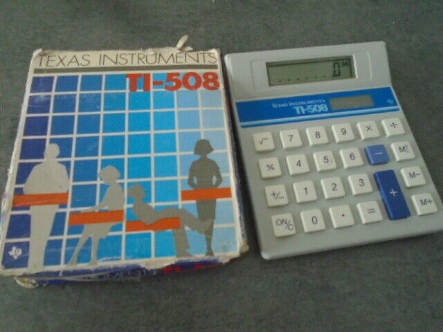 calculatrice vintage ti-508