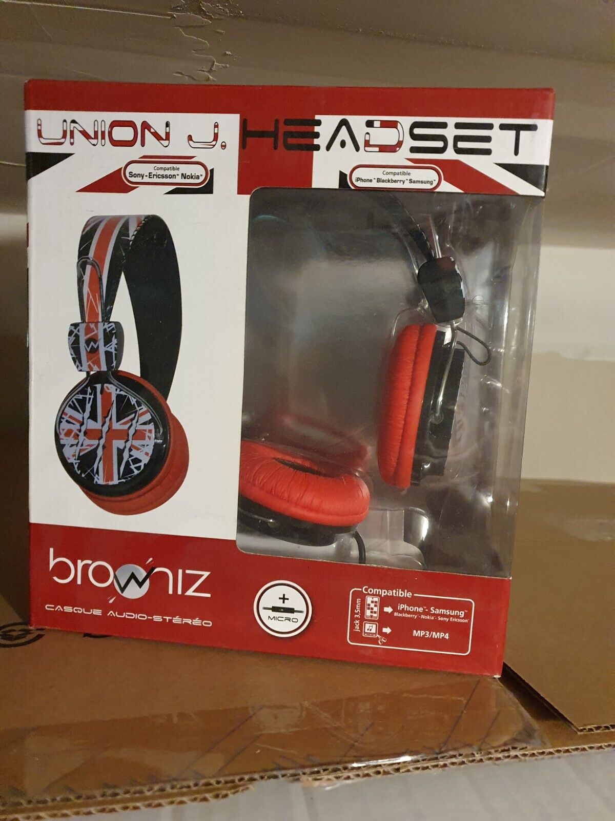 Casque Audio stéréo union j browniz neuf