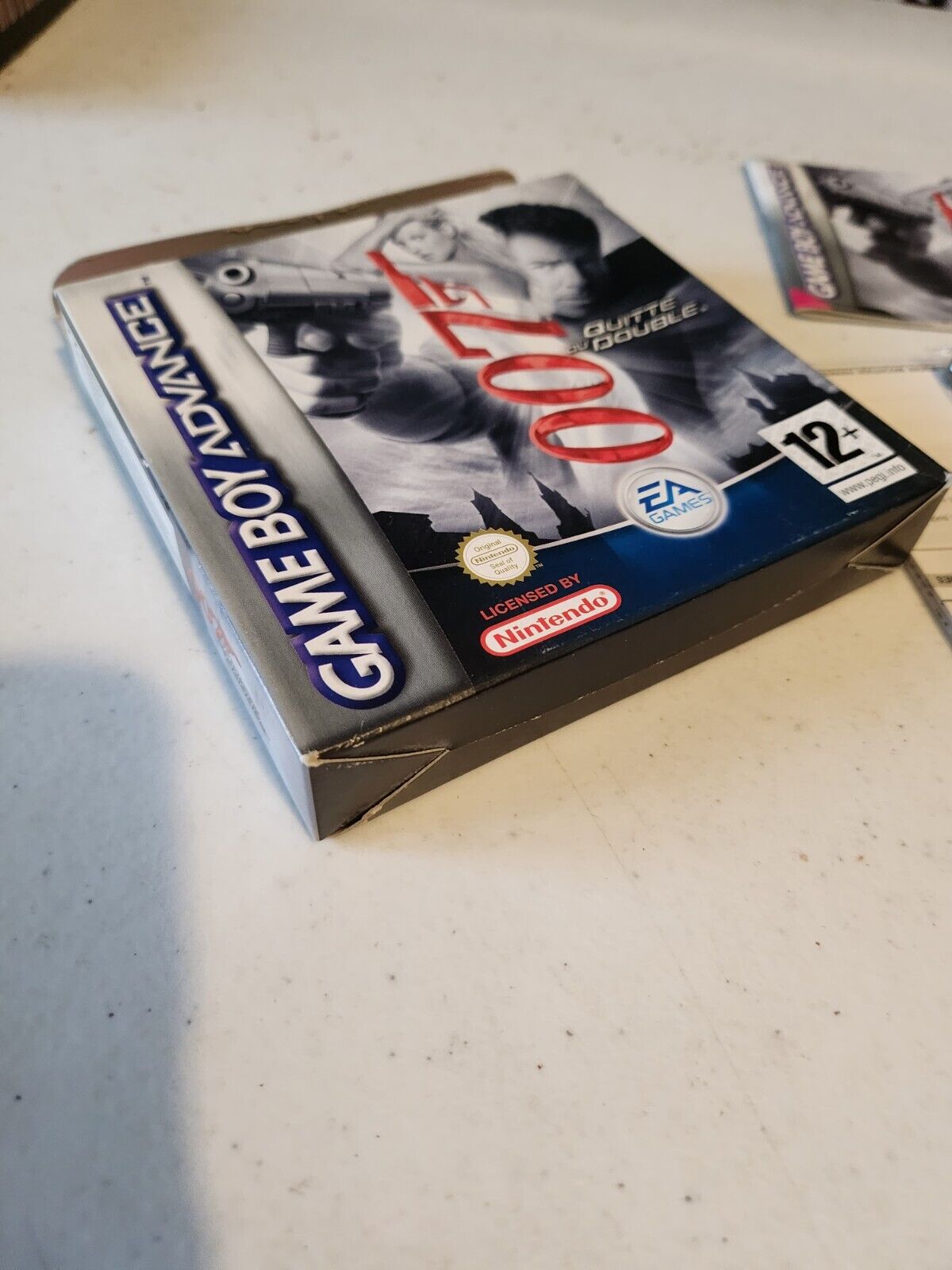 🎮  * 007 quitte ou double * James Bond _  game boy advance - boîte notice 