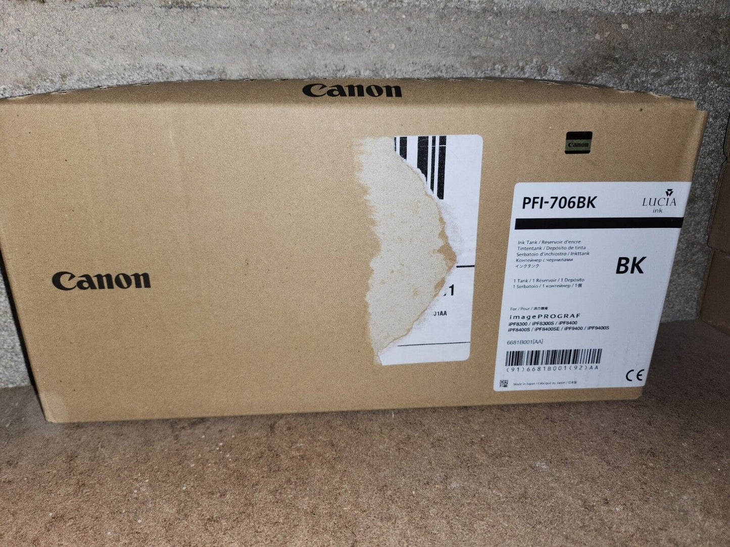 CANON Canon PFI-706 BK fin 2022