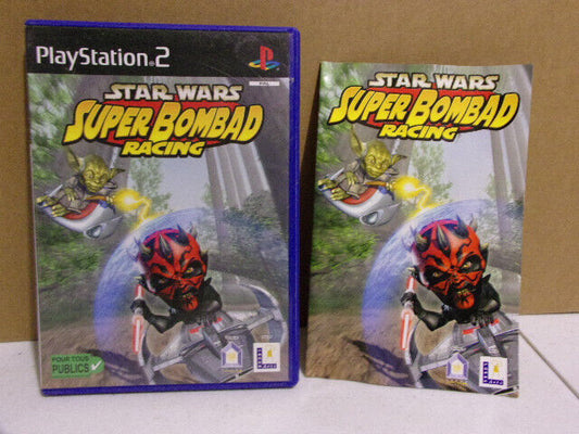 Jeu Star Wars Super Bombad racing sur SONY PS2 complet