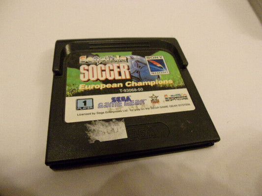 SENSIBLE SOCCER EUROPEAN CHAMPIONS SEGA GAME GEAR GG