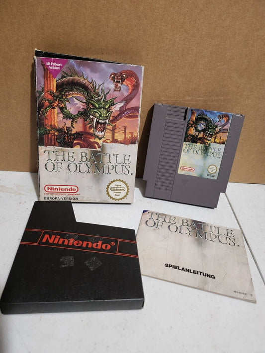 Jeu Nintendo NES The Battle of Olympus Complet PAL NOE