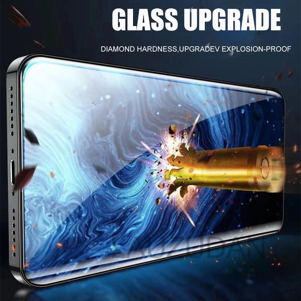 Tempered Glass For iPhone 11 12 13 14 15 Pro XR X XS Max Mini Screen Protector For iPhone 15 Pro 7 8 6 Plus SE Protective Glass