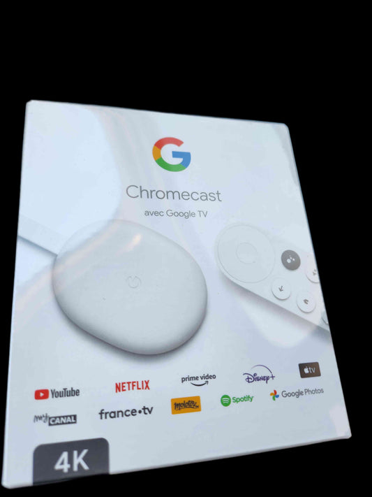 Chromecast Avec Google TV Media Streaming 4K HDR - NEUF & ORIGINAL