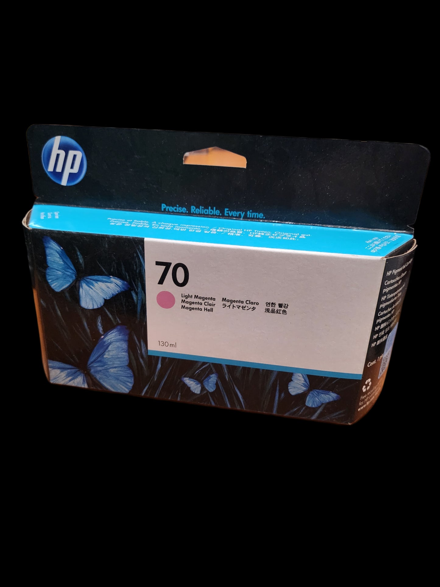 Genuine ORIGINAL  HP 70 Light Magenta Ink 130ml DesignJet L3S81B E1L21B C9455A New Neuf