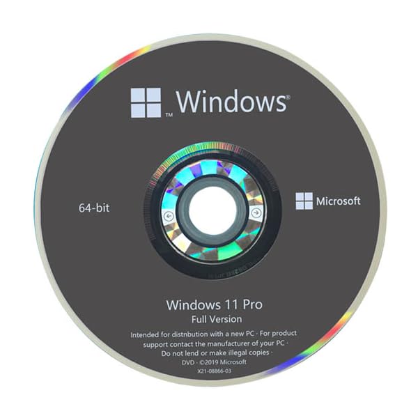 Windows 11 Pro Pack DVD multi lingue - Windows 11 Professionnel Pack CD - Installation sur 1 PC ŕ partir d'un disque