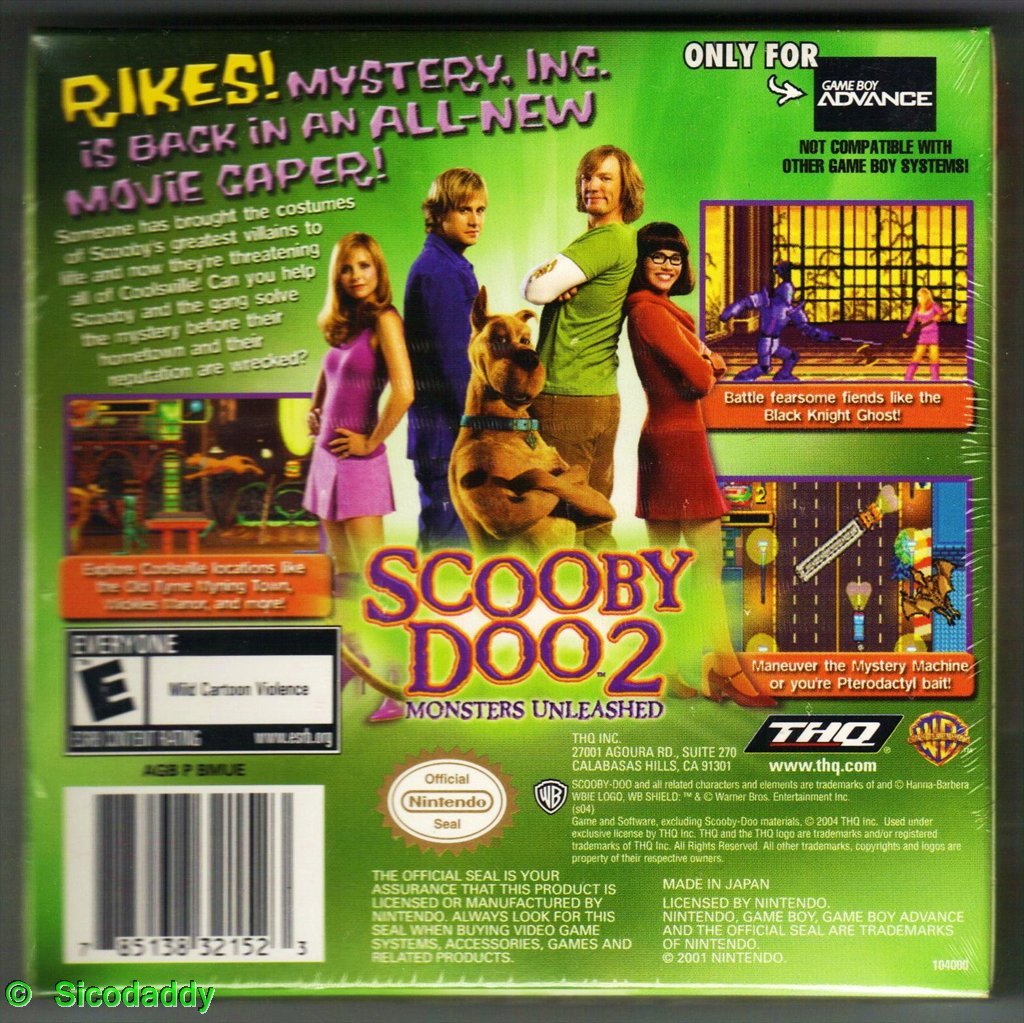 Scooby Doo 2 [ Game Boy Advance ] cartouche seule